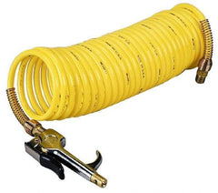 Coilhose Pneumatics - 1/4" ID Thumb Lever Blow Gun - 25' Long Hose - Strong Tooling