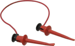 Pomona - Red Electrical Test Equipment Patch Cord - Use with Test Clips - Strong Tooling