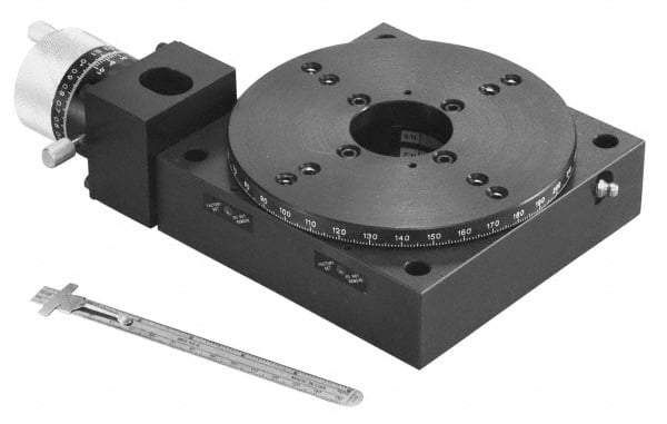 Parker - Rotary Positioning Stages Style: Worm Gear Drive Heavy Load Stage Thread Size: 1/4-20 - Strong Tooling