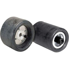 WALTER Surface Technologies - 5" Wheel OD, 3-1/2" Wheel Width, 3,800 RPM, Pneumatic Wheel without Hub - 5/8" Wheel Arbor Hole, For Use with Line-Mate III Drum Sander - Strong Tooling