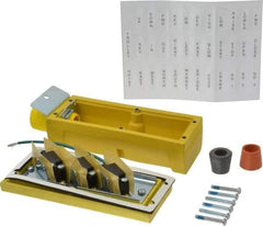 Woodhead Electrical - 3 Operator, Mushroom Head Pendant Control Station - No Legend, Momentary Switch, NO/NC Contact - Strong Tooling