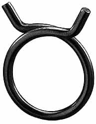 Rotor Clip - 1.88" Wide, Carbon Steel Single Wire Hose Clamp - Strong Tooling