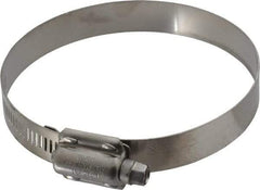 IDEAL TRIDON - SAE Size 412, 3-1/4 to 4-1/8" Diam, Stainless Steel High Torque Worm Drive Clamp - 5/8" Wide, Material Grade 304, Series 850 - Strong Tooling