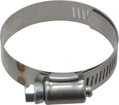 IDEAL TRIDON - SAE Size 28, 1-5/16 to 2-1/4" Diam, Stainless Steel Shielded Worm Drive Clamp - Material Grade 201, Series 613 - Strong Tooling