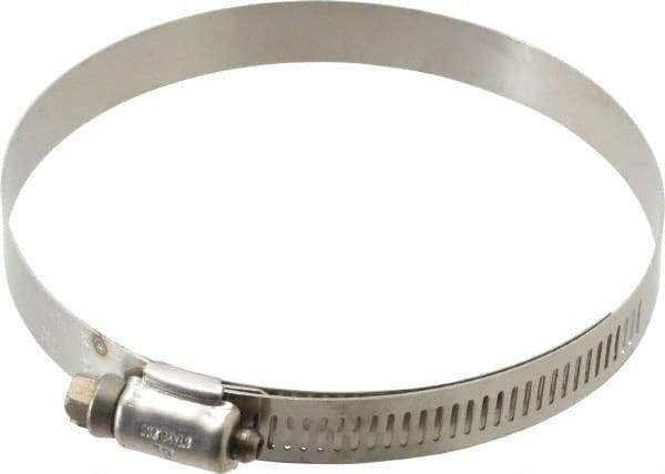 IDEAL TRIDON - SAE Size 60, 3-9/16 to 4-1/4" Diam, Stainless Steel Shielded Worm Drive Clamp - Material Grade 201, Series 613 - Strong Tooling