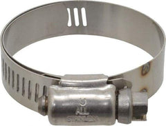 IDEAL TRIDON - SAE Size 24, 1-1/16 to 2" Diam, Stainless Steel Shielded Worm Drive Clamp - Material Grade 301, Series 615 - Strong Tooling