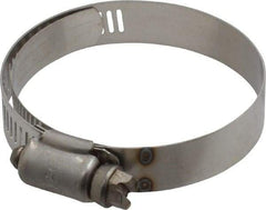 IDEAL TRIDON - SAE Size 32, 1-9/16 to 2-1/2" Diam, Stainless Steel Shielded Worm Drive Clamp - Material Grade 301, Series 615 - Strong Tooling