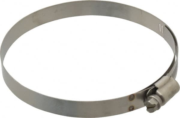 IDEAL TRIDON - SAE Size 64, 3-9/16 to 4-1/2" Diam, Stainless Steel Shielded Worm Drive Clamp - Material Grade 301, Series 615 - Strong Tooling