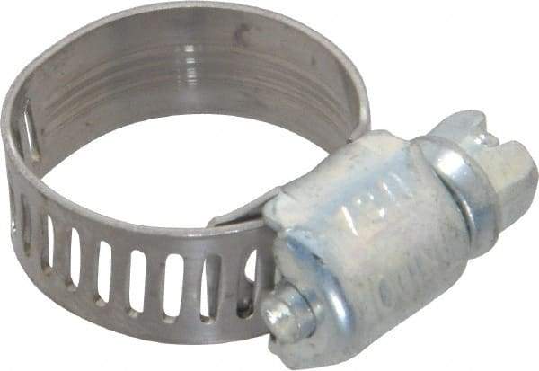 IDEAL TRIDON - SAE Size 5, 5/16 to 11/16" Diam, Carbon Steel Miniature Worm Drive Clamp - 5/16" Wide, Series 300 - Strong Tooling