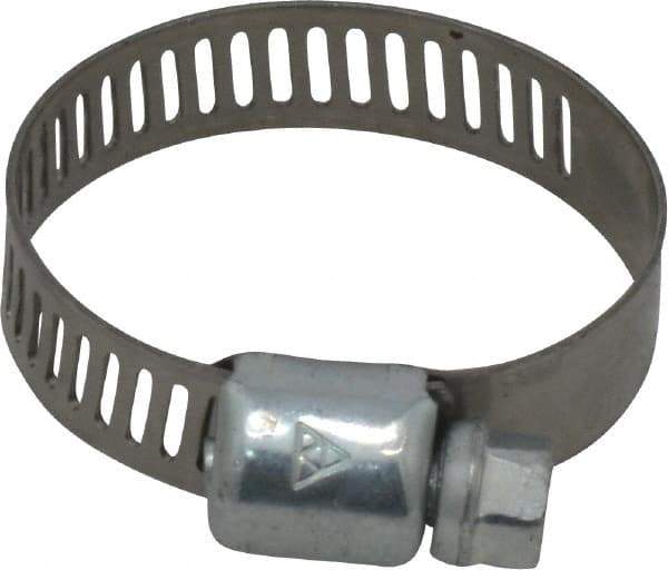 IDEAL TRIDON - SAE Size 12, 9/16 to 1-1/4" Diam, Carbon Steel Miniature Worm Drive Clamp - 5/16" Wide, Series 300 - Strong Tooling