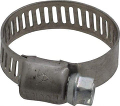 IDEAL TRIDON - SAE Size 8, 7/16 to 1" Diam, Stainless Steel Miniature Worm Drive Clamp - 5/16" Wide, Material Grade 301, Series 325 - Strong Tooling