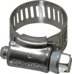 IDEAL TRIDON - SAE Size 8, 7/16 to 1" Diam, Carbon Steel Worm Drive Clamp - 1/2" Wide, Series 600 - Strong Tooling