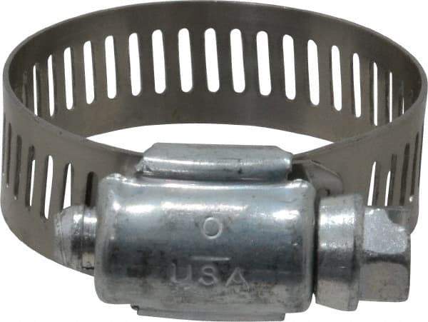 IDEAL TRIDON - SAE Size 16, 11/16 to 1-1/2" Diam, Carbon Steel Worm Drive Clamp - 1/2" Wide, Series 600 - Strong Tooling