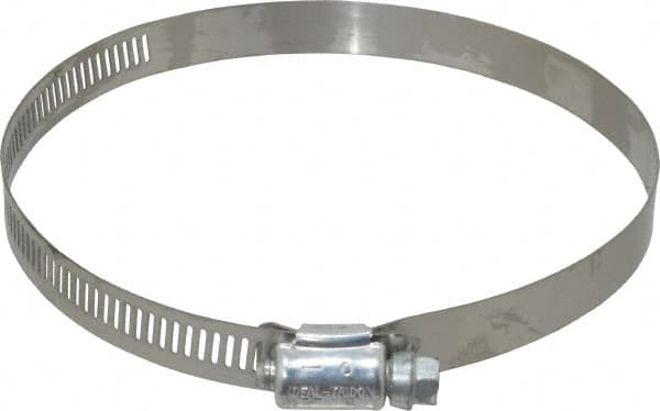 IDEAL TRIDON - SAE Size 72, 3 to 5" Diam, Carbon Steel Worm Drive Clamp - 1/2" Wide, Series 600 - Strong Tooling