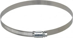 IDEAL TRIDON - SAE Size 96, 4-1/2 to 6-1/2" Diam, Carbon Steel Worm Drive Clamp - 1/2" Wide, Series 600 - Strong Tooling