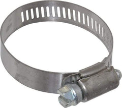 IDEAL TRIDON - SAE Size 24, 1-1/16 to 2" Diam, Stainless Steel Worm Drive Clamp - 1/2" Wide, Material Grade 201, Series 611 - Strong Tooling