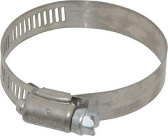 IDEAL TRIDON - SAE Size 32, 1-9/16 to 2-1/2" Diam, Stainless Steel Worm Drive Clamp - 1/2" Wide, Material Grade 201, Series 611 - Strong Tooling