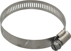 IDEAL TRIDON - SAE Size 40, 2-1/16 to 3" Diam, Stainless Steel Worm Drive Clamp - 1/2" Wide, Material Grade 201, Series 611 - Strong Tooling