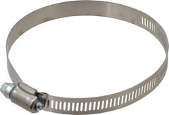 IDEAL TRIDON - SAE Size 60, 3-5/16 to 4-1/4" Diam, Stainless Steel Worm Drive Clamp - 1/2" Wide, Material Grade 201, Series 611 - Strong Tooling