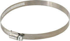 IDEAL TRIDON - SAE Size 80, 3-1/2 to 5-1/2" Diam, Stainless Steel Worm Drive Clamp - 1/2" Wide, Material Grade 201, Series 611 - Strong Tooling