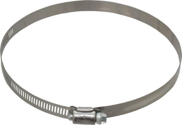 IDEAL TRIDON - SAE Size 96, 4-1/2 to 6-1/2" Diam, Stainless Steel Worm Drive Clamp - 1/2" Wide, Material Grade 201, Series 611 - Strong Tooling