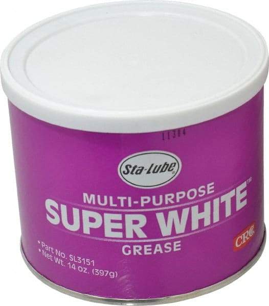 CRC - 14 oz Can Lithium General Purpose Grease - White, 300°F Max Temp, NLGIG 1-1/2, - Strong Tooling