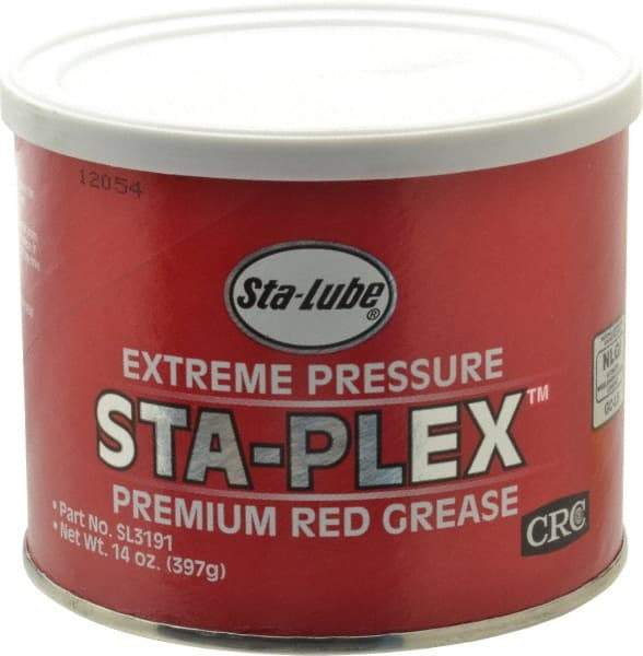 CRC - 14 oz Can Lithium Extreme Pressure Grease - Red, Extreme Pressure & Food Grade, 325°F Max Temp, NLGIG 2, - Strong Tooling