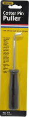 General - 7-1/2" OAL Carbon Steel Cotter Pin Puller Awl - Plastic Handle - Strong Tooling