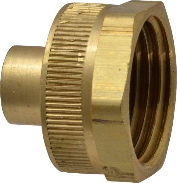 Dixon Valve & Coupling - 1/8 NPTF & 3/4 NH Garden Hose Fitting - Brass, Female Hose to Female Pipe Connector - Strong Tooling