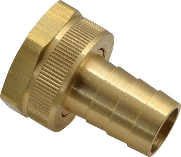 Dixon Valve & Coupling - 3/4 NH Garden Hose Fitting - Brass, Short Shank Female Swivel Connector - Strong Tooling