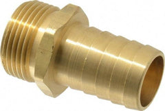 Dixon Valve & Coupling - 1 NH Garden Hose Fitting - Brass, Standard Shank Male/Female Set Connector - Strong Tooling