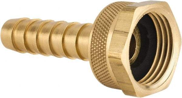 Dixon Valve & Coupling - 3/4 NH Garden Hose Fitting - Brass, Long Shank Female Swivel Connector - Strong Tooling