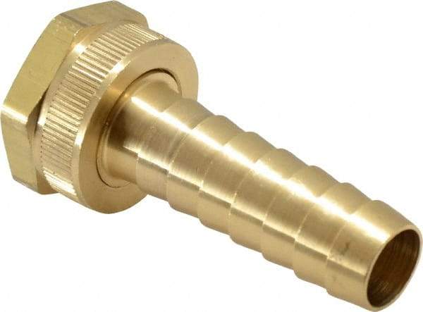 Dixon Valve & Coupling - 3/4 NH Garden Hose Fitting - Brass, Long Shank Female Swivel Connector - Strong Tooling