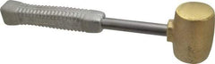 American Hammer - 5 Lb Head 2" Face Brass Head Hammer - 13-1/2" OAL, Aluminum Handle - Strong Tooling