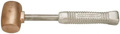 American Hammer - 5 Lb Head 2" Face Bronze Head Hammer - 13-1/2" OAL, Aluminum Handle - Strong Tooling