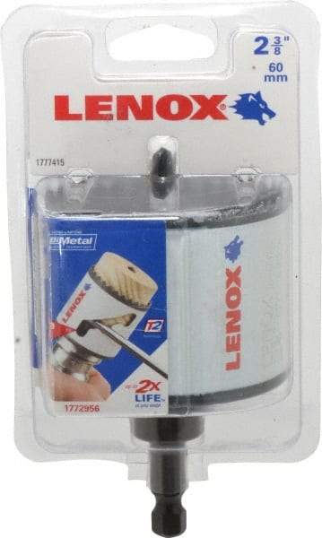 Lenox - 2-5/8" Diam, 1-1/2" Cutting Depth, Hole Saw - Bi-Metal Saw, Toothed Edge - Strong Tooling