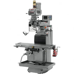 Jet - 54" Long x 12" Wide, 3 Phase Acu-Rite 200S CNC Milling Machine - Variable Speed Pulley Control, R8 Taper, 5 hp - Strong Tooling