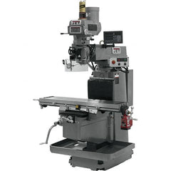 Jet - 54" Long x 12" Wide, 3 Phase Newall DP700 CNC Milling Machine - Variable Speed Pulley Control, NT40 Taper, 5 hp - Strong Tooling