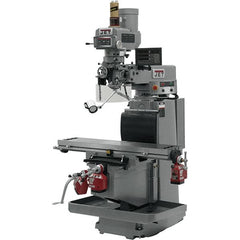 Jet - 54" Long x 12" Wide, 3 Phase Newall DP700 CNC Milling Machine - Variable Speed Pulley Control, R8 Taper, 5 hp - Strong Tooling