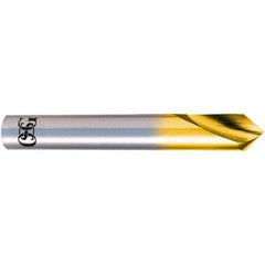 OSG - 10mm Body Diam, 90°, 93mm OAL, High Speed Steel Spotting Drill - Strong Tooling