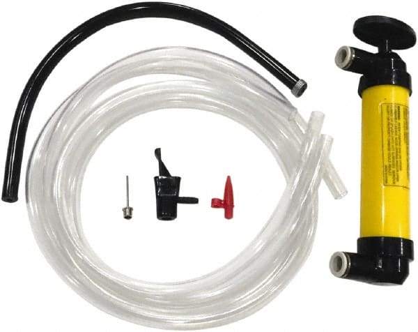 lumax - Oil & Fuel Lubrication 3 Gal/min Flow Polypropylene Lever Hand Pump - Use with Gasoline, Engine Oil & Oil-Based Fluids - Strong Tooling