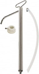 lumax - Water-Based Lubrication 0.06 Gal/Turn Flow Stainless Steel Lever Hand Pump - For 5 Gal Container - Strong Tooling