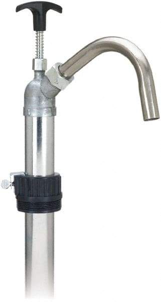 lumax - Water-Based Lubrication 0.17 Gal/Turn Flow Stainless Steel Lever Hand Pump - For 15 to 55 Gal Container - Strong Tooling