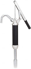 lumax - Oil Lubrication 0.10 Gal/Turn Flow Aluminum & Steel Lever Hand Pump - For 15 to 55 Gal Container - Strong Tooling