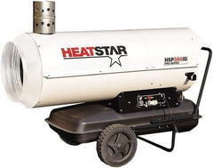 Heatstar - 285,000 BTU Rating, Kerosene/Diesel Indirect Fired Forced Air Heater - 7,125 Sq Ft Max Heating Area, 27.7 Gal Capacity, Fuel with Diesel, Kerosene, JP-8 & Jet8 - Strong Tooling