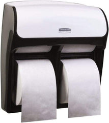 Kimberly-Clark Professional - Standard Four Roll Plastic Toilet Tissue Dispenser - 12-5/16" Wide x 13-9/16" High x 6-7/8" Deep, White - Strong Tooling