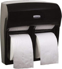 Kimberly-Clark Professional - Standard Four Roll Plastic Toilet Tissue Dispenser - 12-5/16" Wide x 13-9/16" High x 6-7/8" Deep, Black - Strong Tooling