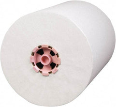 Scott - Hard Roll of 1 Ply White & Pink Paper Towels - 8" Wide, 580' Roll Length - Strong Tooling