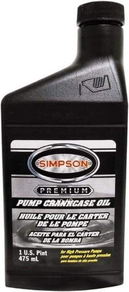 Simpson - Fixed Pressure Washer Pump Oil - 3-1/8" Long, Plastic, Female & Male - Strong Tooling