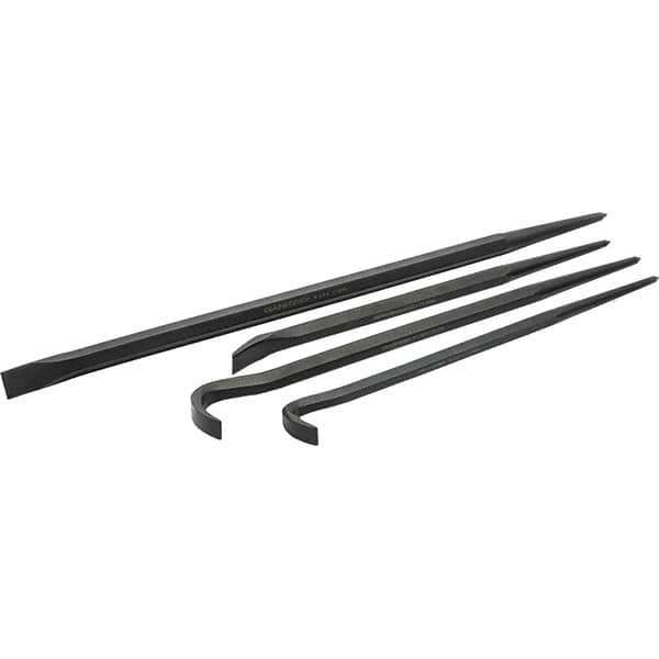 GearWrench - 4 Piece Rolling Head Pry Bar Set - Includes 15, 16, 18 & 24" Lengths - Strong Tooling